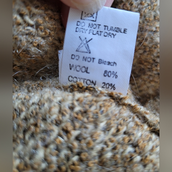 Weiyan Women's Wool/Cotton Cardigan Button/Snap Closure Openwork Medium - Picture 12 of 16